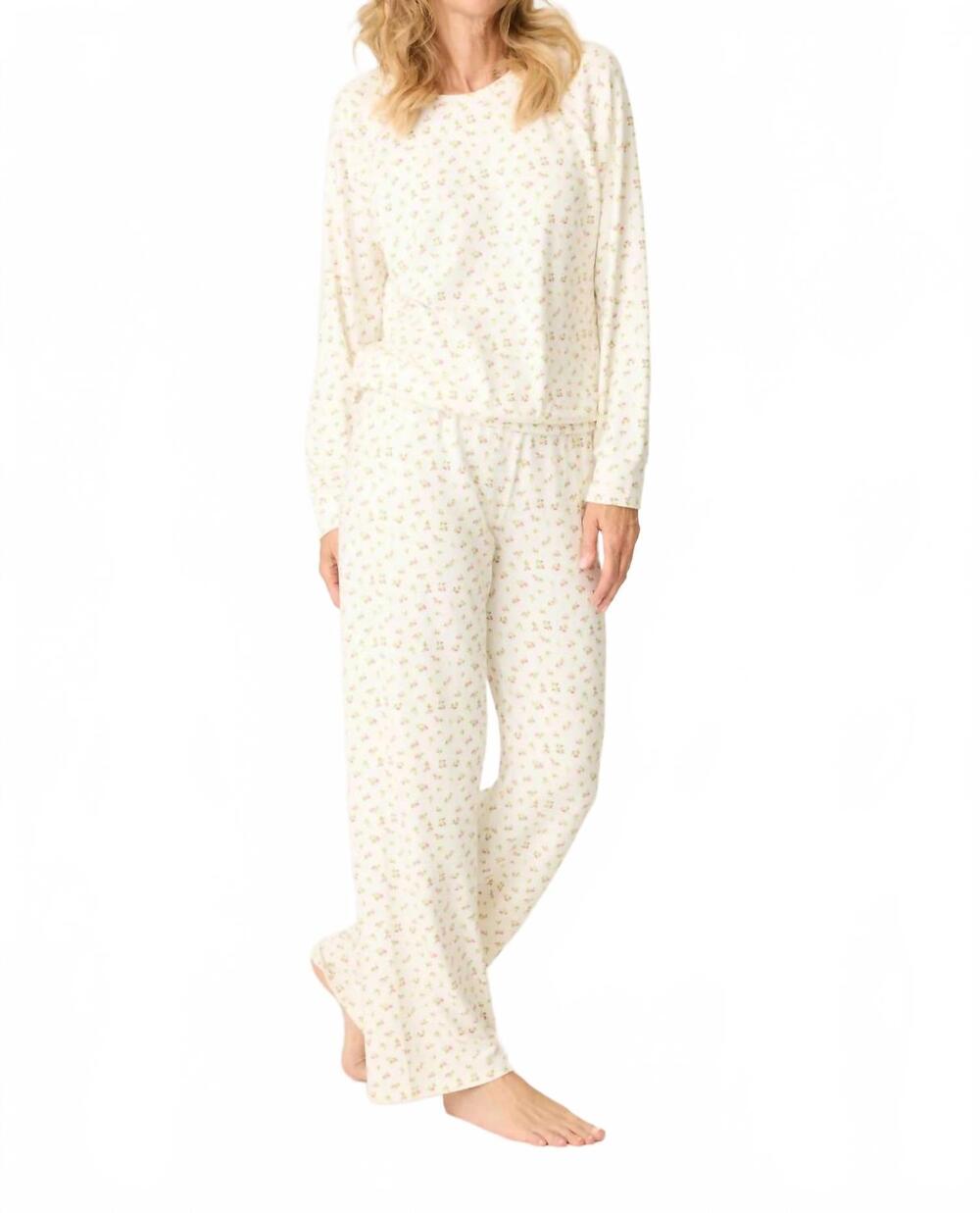 NEW PJ SALVAGE women's full of love pj set in ivory